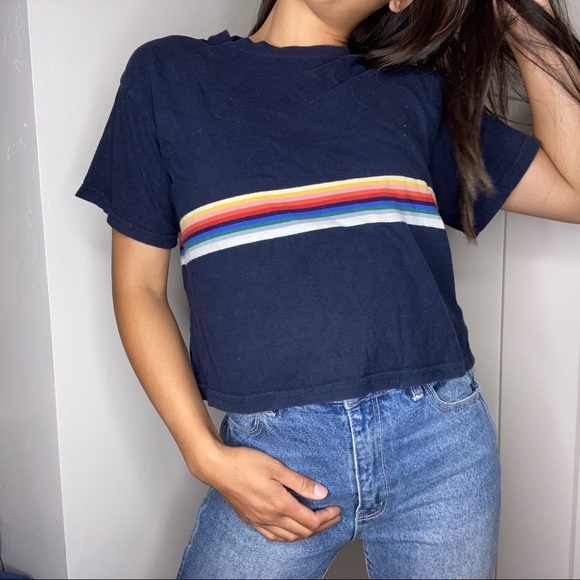 SOLD John Galt Brandy Melville striped tee - Picture 2 of 9